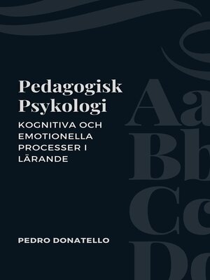 cover image of Pedagogisk Psykologi